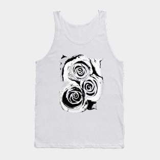 Abstract Rosey Roses Tank Top